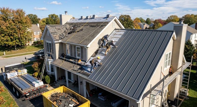 Aluminum Roof Replacement in Jefferson County, CO