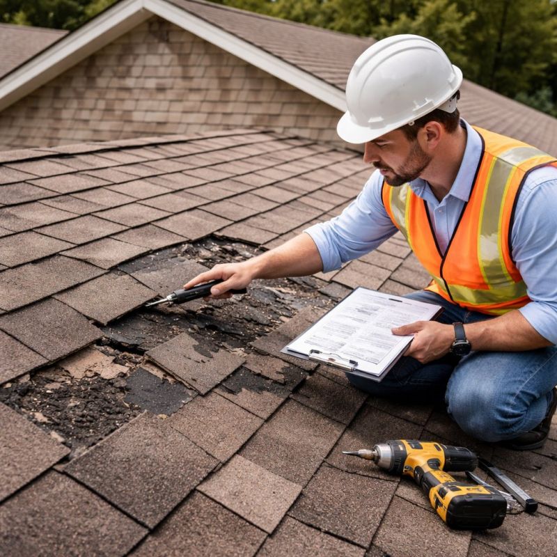 Asphalt Roof Inspection in Parker, CO