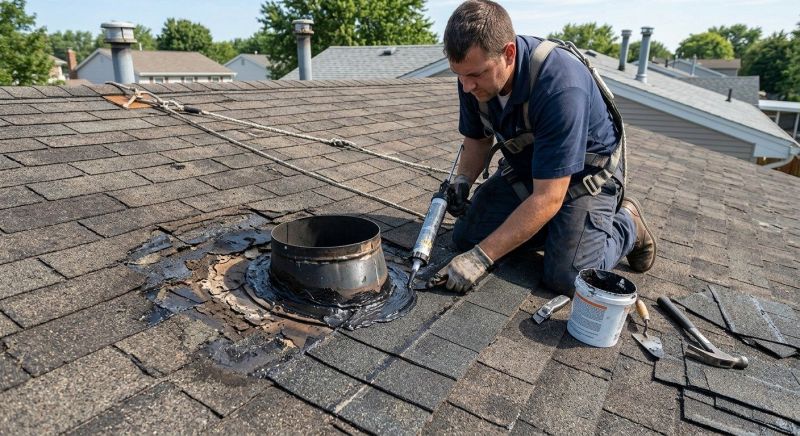 Asphalt Roof Leak Repair in Commerce City, CO
