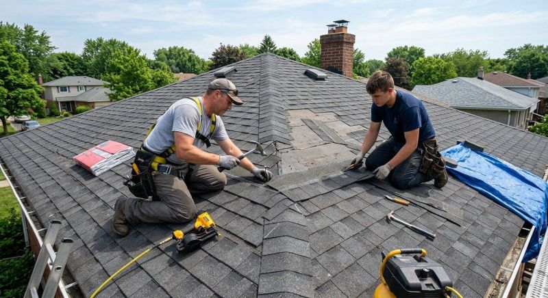 Asphalt Roof Repair in Wheat Ridge, CO