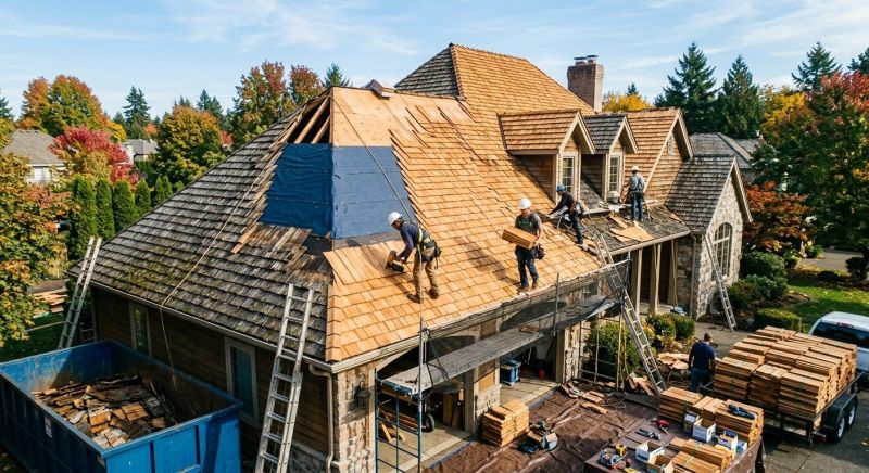 Cedar Roof Replacement in Arapahoe County, CO