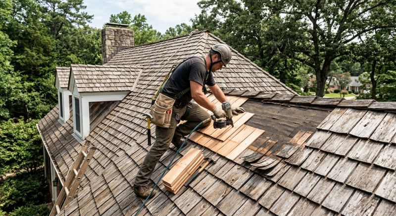 Cedar Shingles Repair in Arapahoe County, CO