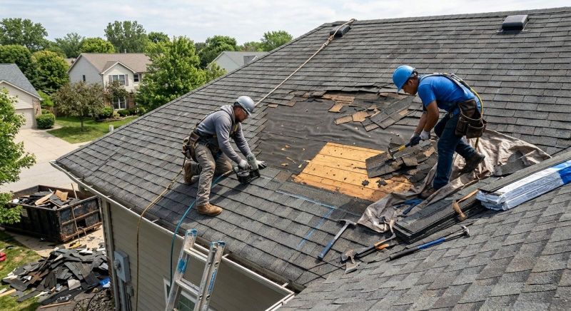 Damaged Roof Repair in Arvada, CO