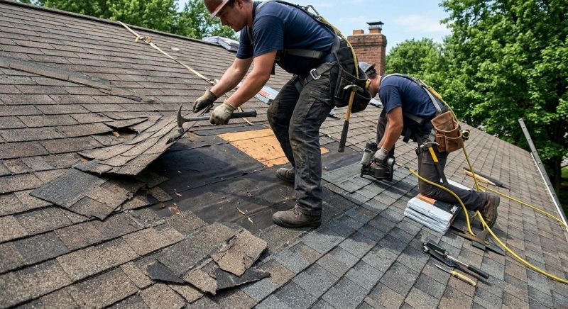 Damaged Roof Repair in Douglas County, CO