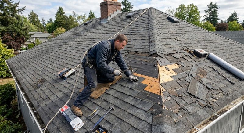Damaged Roof Repair in Parker, CO