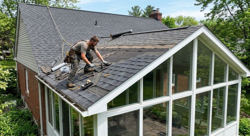 Damaged Roof Replacement in Erie, CO