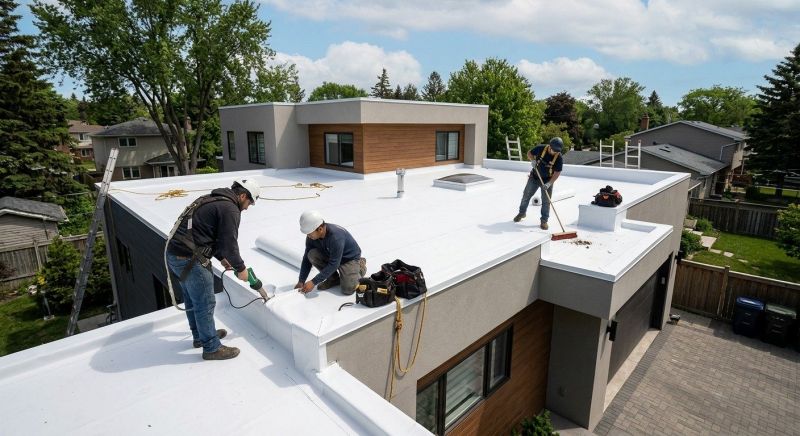 Flat Roof Installation in Englewood, CO