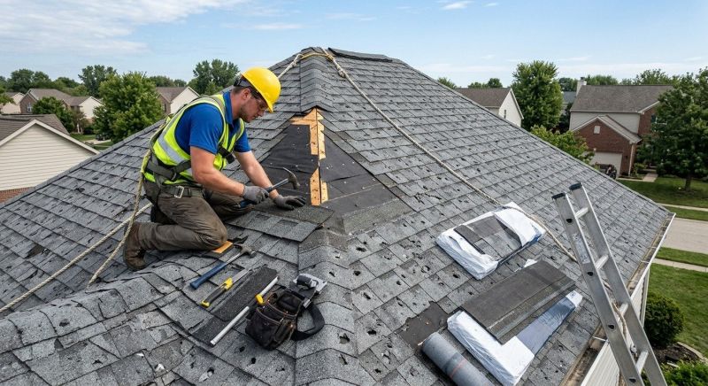 Hail Damage Roof Repair in Broomfield, CO