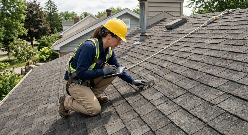 Roof Damage Inspection in Castle Rock, CO