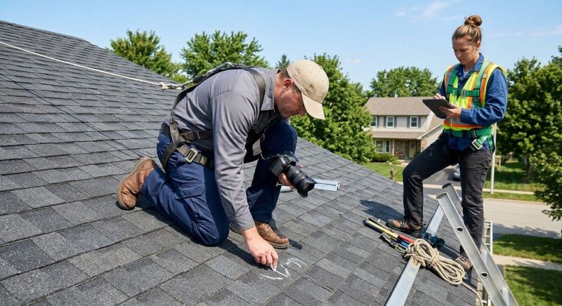 Roof Damage Inspection in Castle Rock, CO