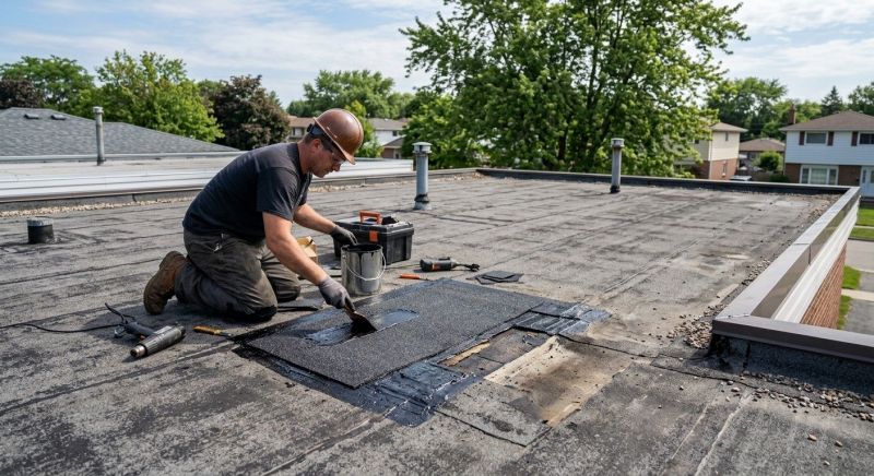 Rubber Roof Repair in Jefferson County, CO