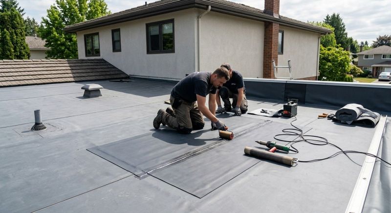 Rubber Roof Repair in Wheat Ridge, CO