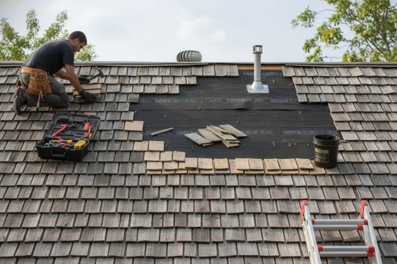 Shake Shingle Repair in Commerce City, CO