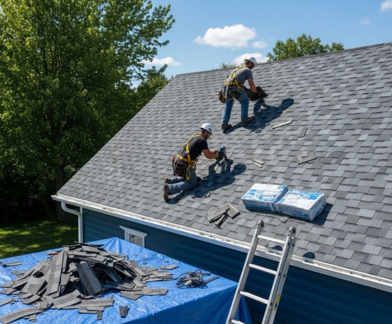 Shingle Roof Replacement in Brighton, CO
