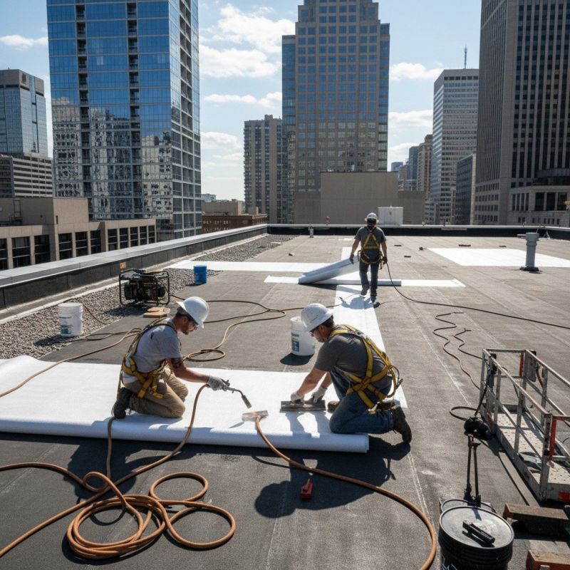 Single Ply Roof Repair in Littleton, CO