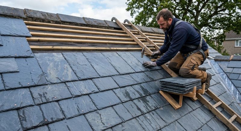 Slate Roof Construction in Parker, CO