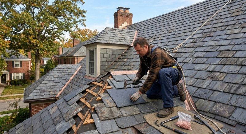 Slate Roof Repair in Boulder, CO