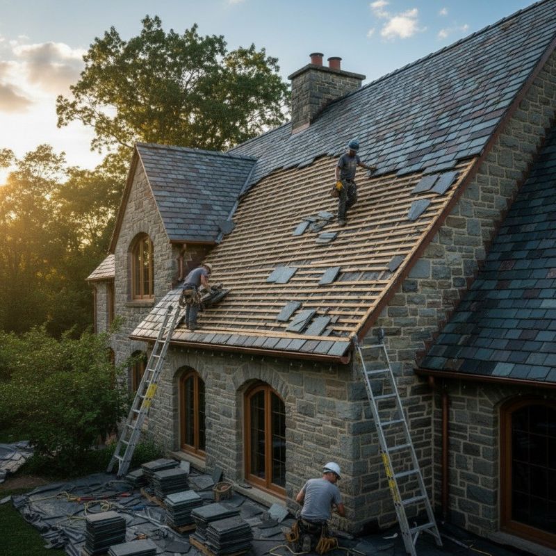 Slate Roof Replacement in Aurora, CO