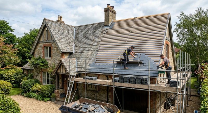 Slate Roof Replacement in Douglas County, CO