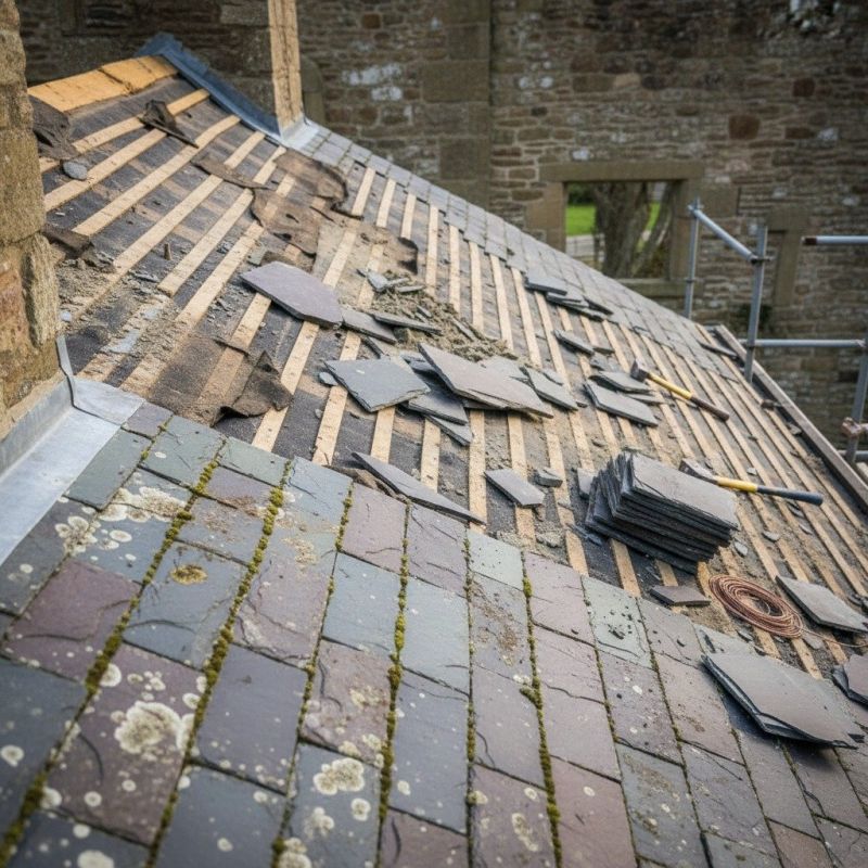 Slate Roof Replacement in Golden, CO