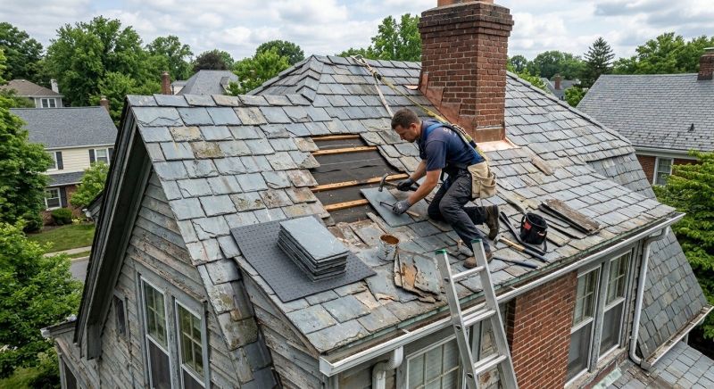 Slate Shingles Repair in Boulder, CO