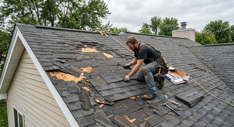 Storm Damage Roof Repair in Lafayette, CO