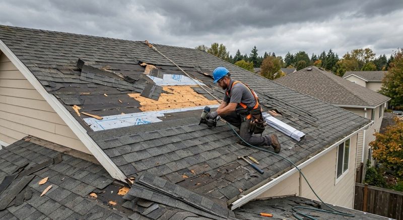 Storm Damage Roof Repair in Littleton, CO