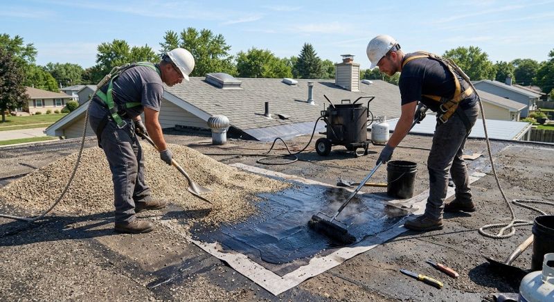 Tar And Gravel Roof Repair in Adams County, CO