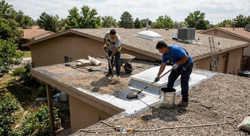 Tar And Gravel Roof Repair in Adams County, CO