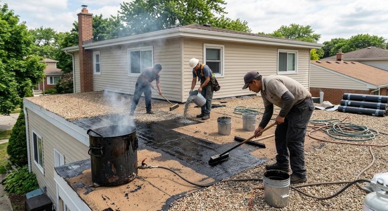 Tar And Gravel Roof Repair in Conifer, CO