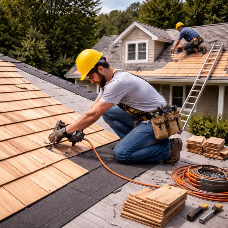Wood Roofing Installation in Evergreen, CO