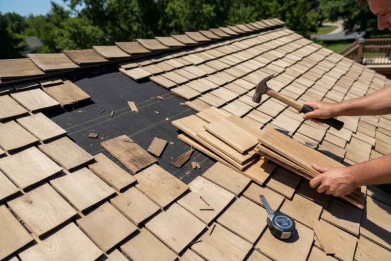 Wood Shake Roof Repair in Brighton, CO