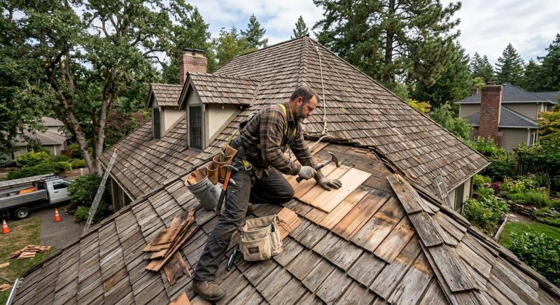 Wood Shake Roof Repair in Erie, CO