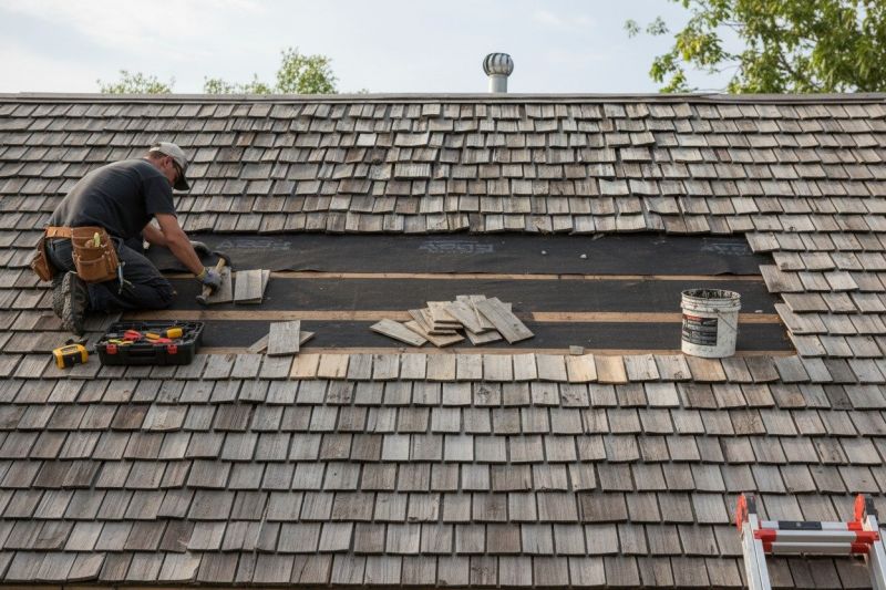 Wood Shake Roof Repair in Louisville, CO