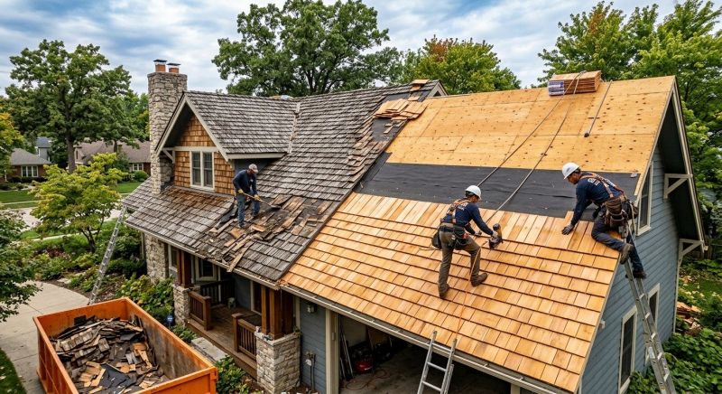 Wood Shake Roof Replacement in Erie, CO