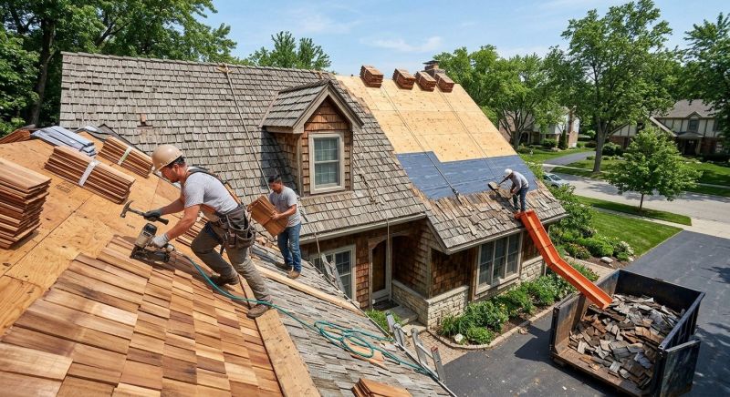 Wood Shake Roof Replacement in Erie, CO