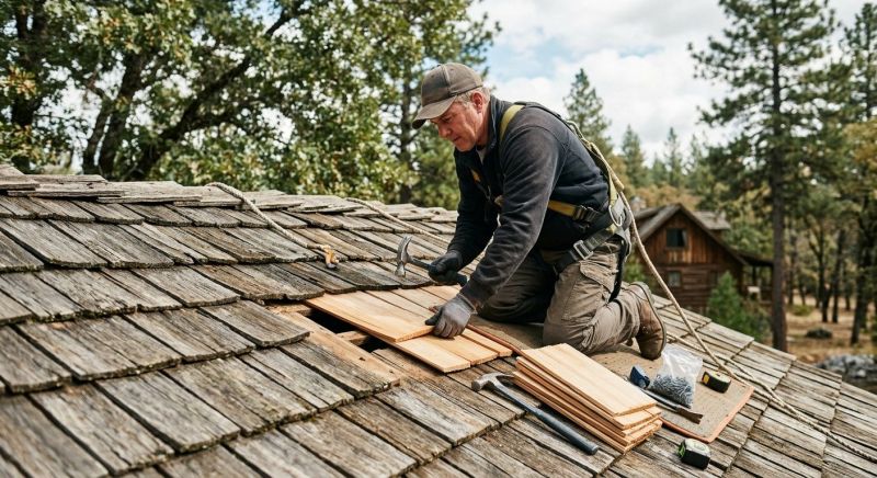 Wood Shingles Repair in Jefferson County, CO